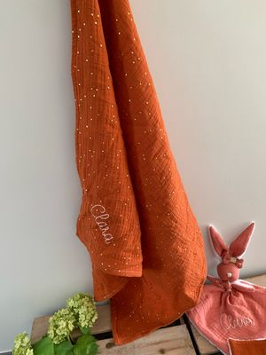 Lange en double gaze de coton certifiée oeko-tex