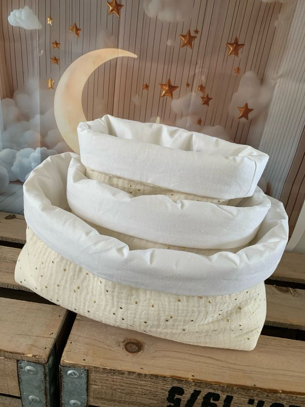 Panières à couches/panières à lingettes/panières de décoration