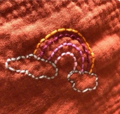 Doudou arc en ciel