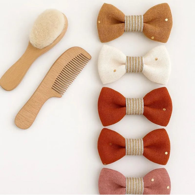 La barette écolo en double gaze de coton oeko-tex