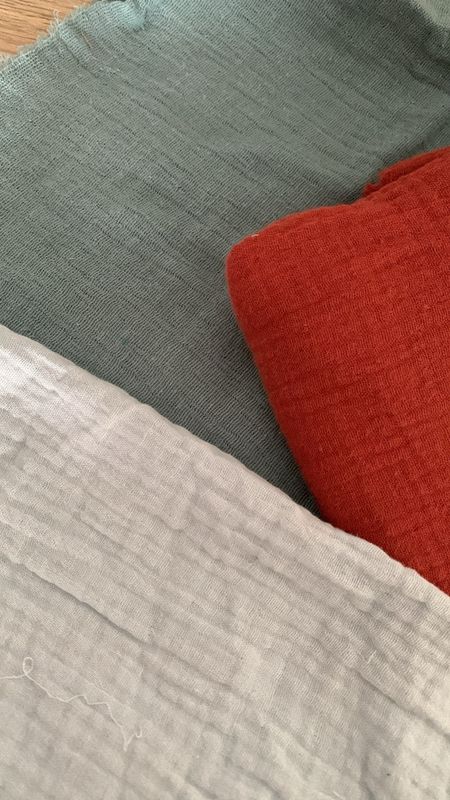 Doudou oie personnalisée en double gaze bio