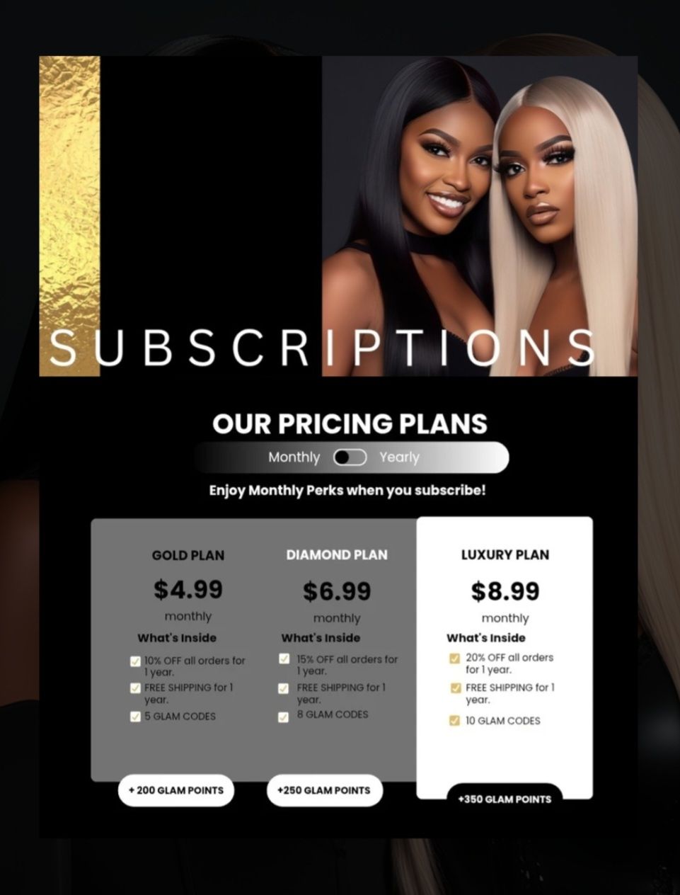 GLAM Subscriptions