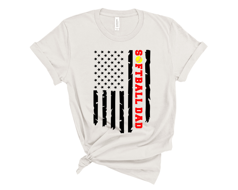 Tattered Flag Softball Dad