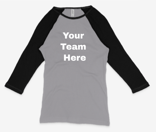 Unisex 3/4 Baseball Tee