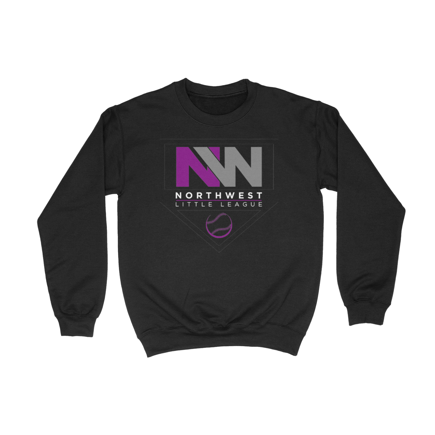 Youth Crewneck, Color: Black
