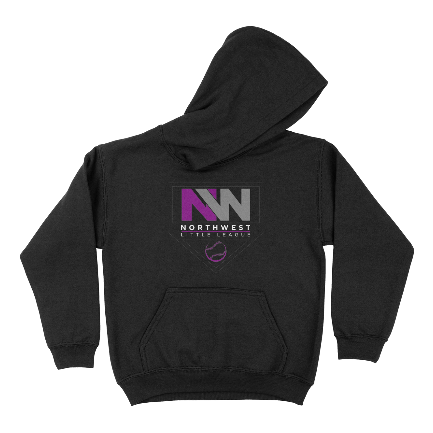Youth Hoodie, Color: Black