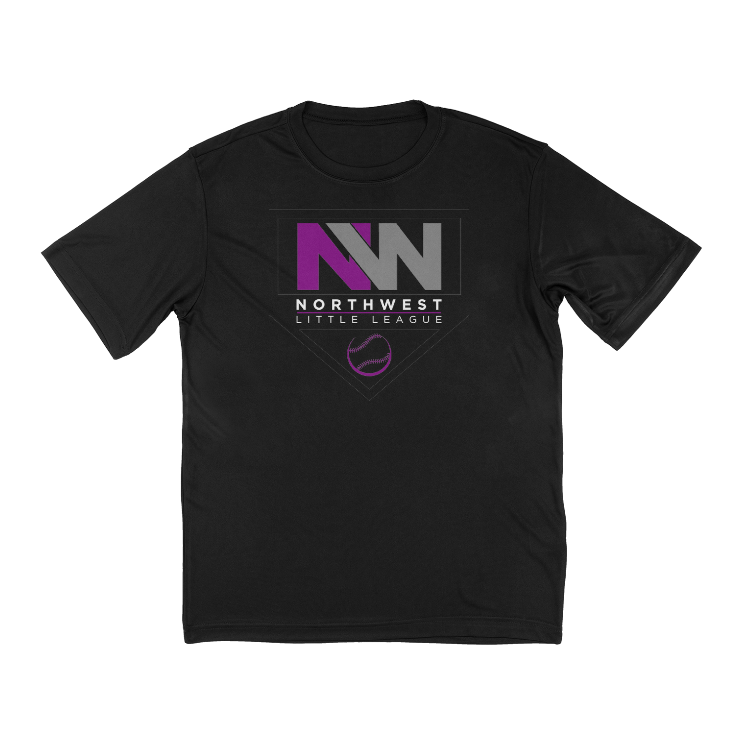 Adult Unisex Dri-Fit Tee, Color: Black