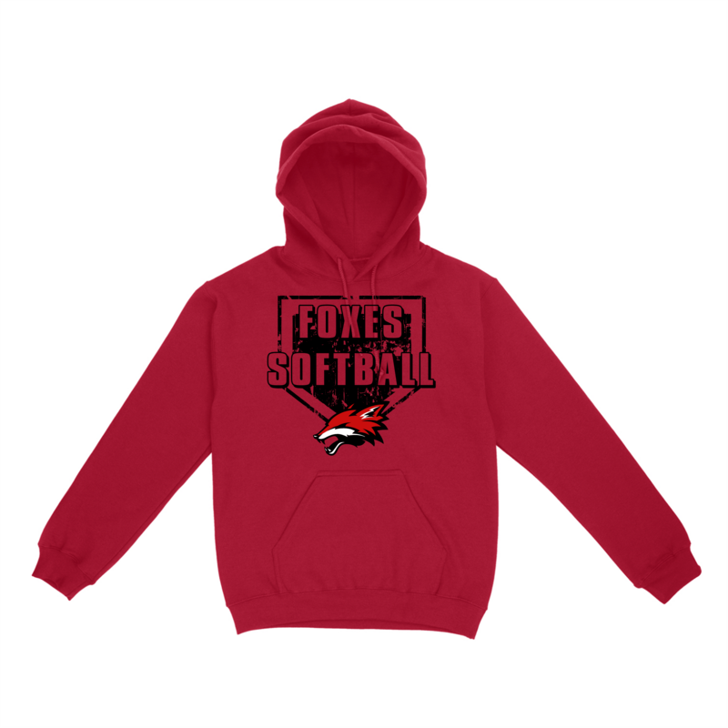 Softball Plate II - Soft Cotton Hoodie