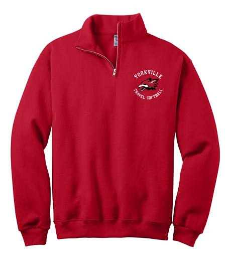 Travel Softball I - 1/4 Zip Collar Sweatshirt