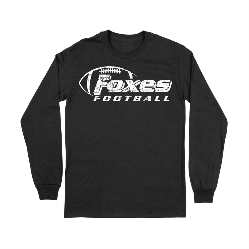 Football Distressed - Long Sleeved Tee