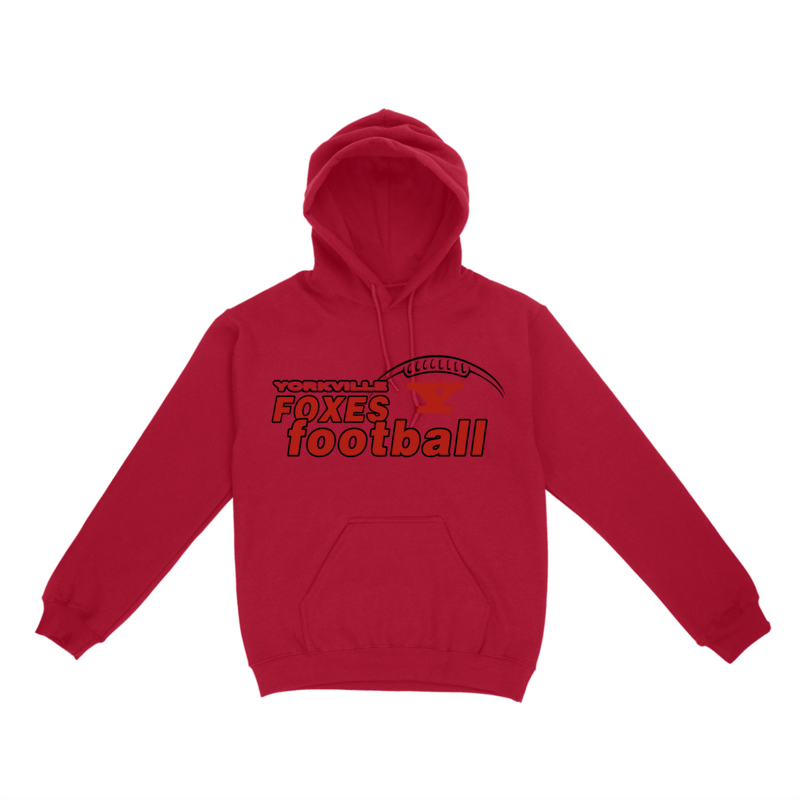 Foxes Football II - Heavy Cotton Hoodie