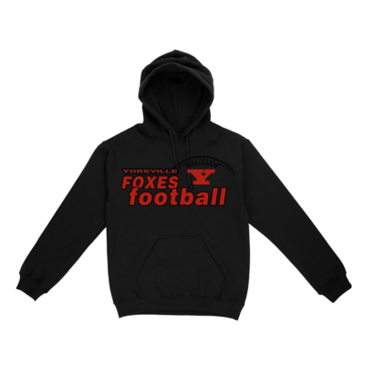 Foxes Football II - Soft Cotton Hoodie