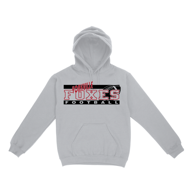 Foxes Football III - Soft Cotton Hoodie