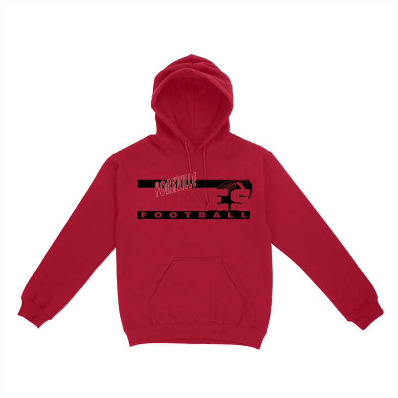 Foxes Football III - Heavy Cotton Hoodie