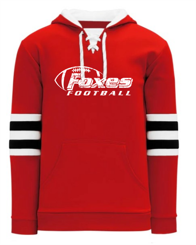 Football Distressed - Hockey Hoodie