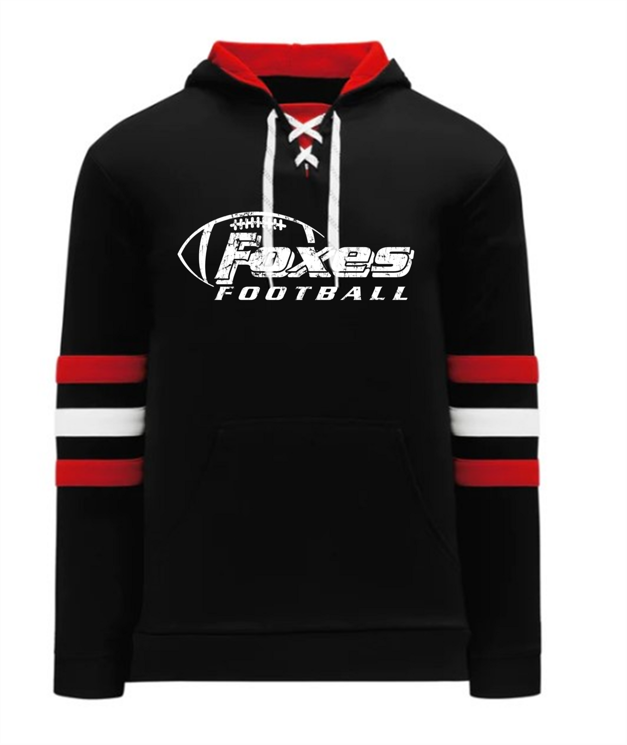 Football Distressed - Hockey Hoodie