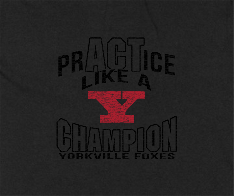 Practice Like a Champion - Short Sleeved Tee, Color: Black