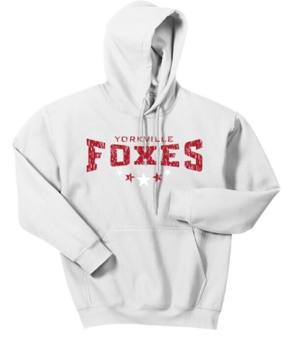 Foxes Stars - Heavy Cotton Hoodie
