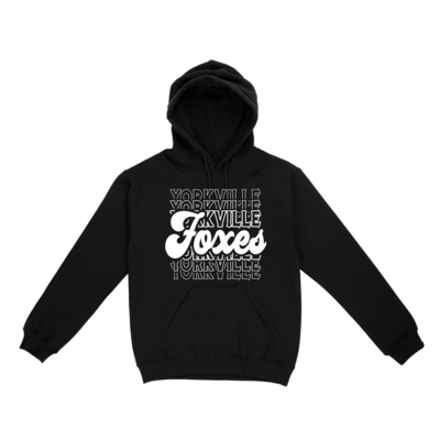 Foxes Waterfall - Soft Cotton Hoodie