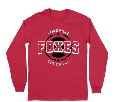 Foxes Softball - Long Sleeved Tee