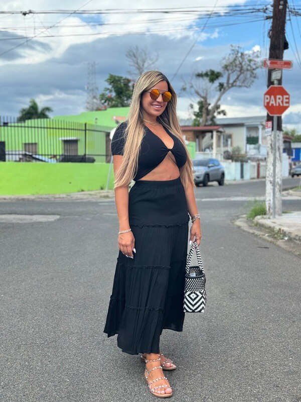 B Boho Maxi Skirt