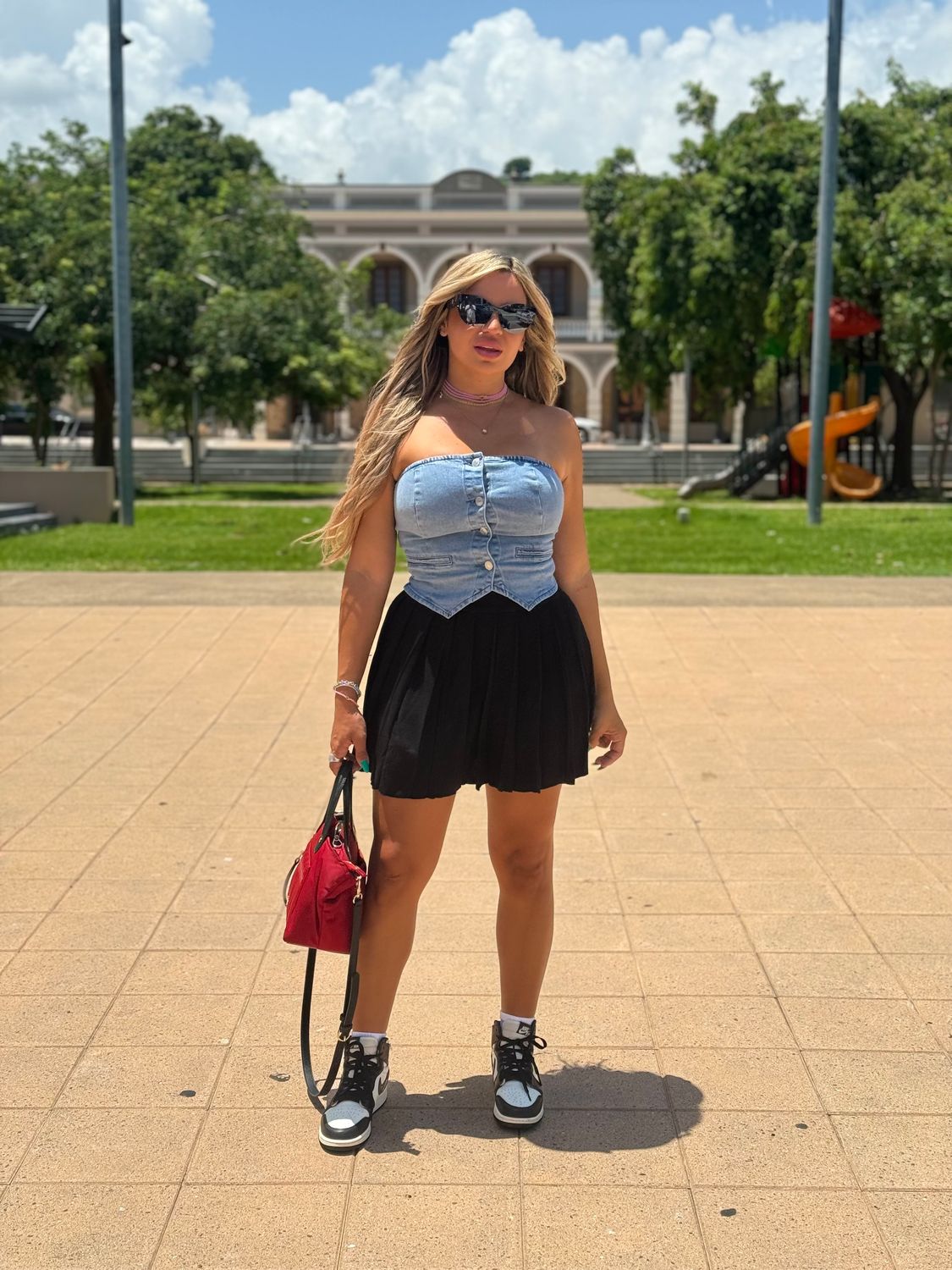 Tube Denim Vest