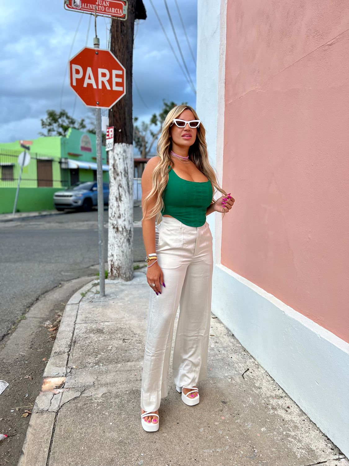 Pearl Satin Trouser