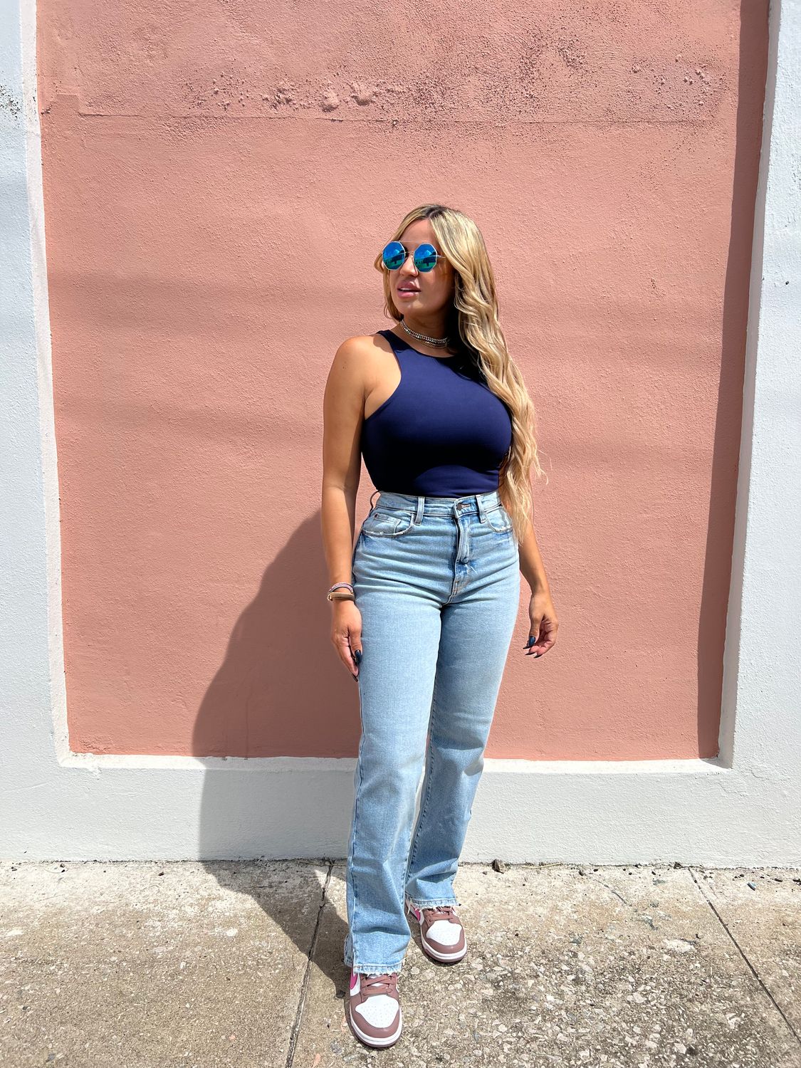 Navy Bodysuit 