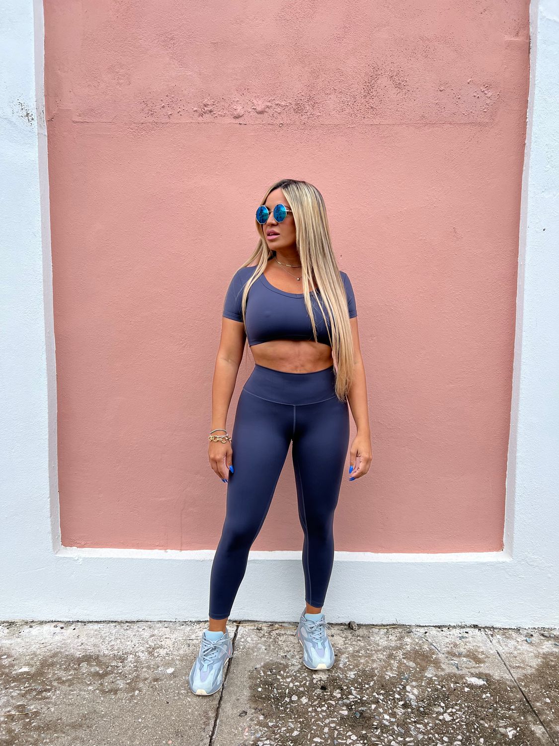 Ash Blue Legging Set