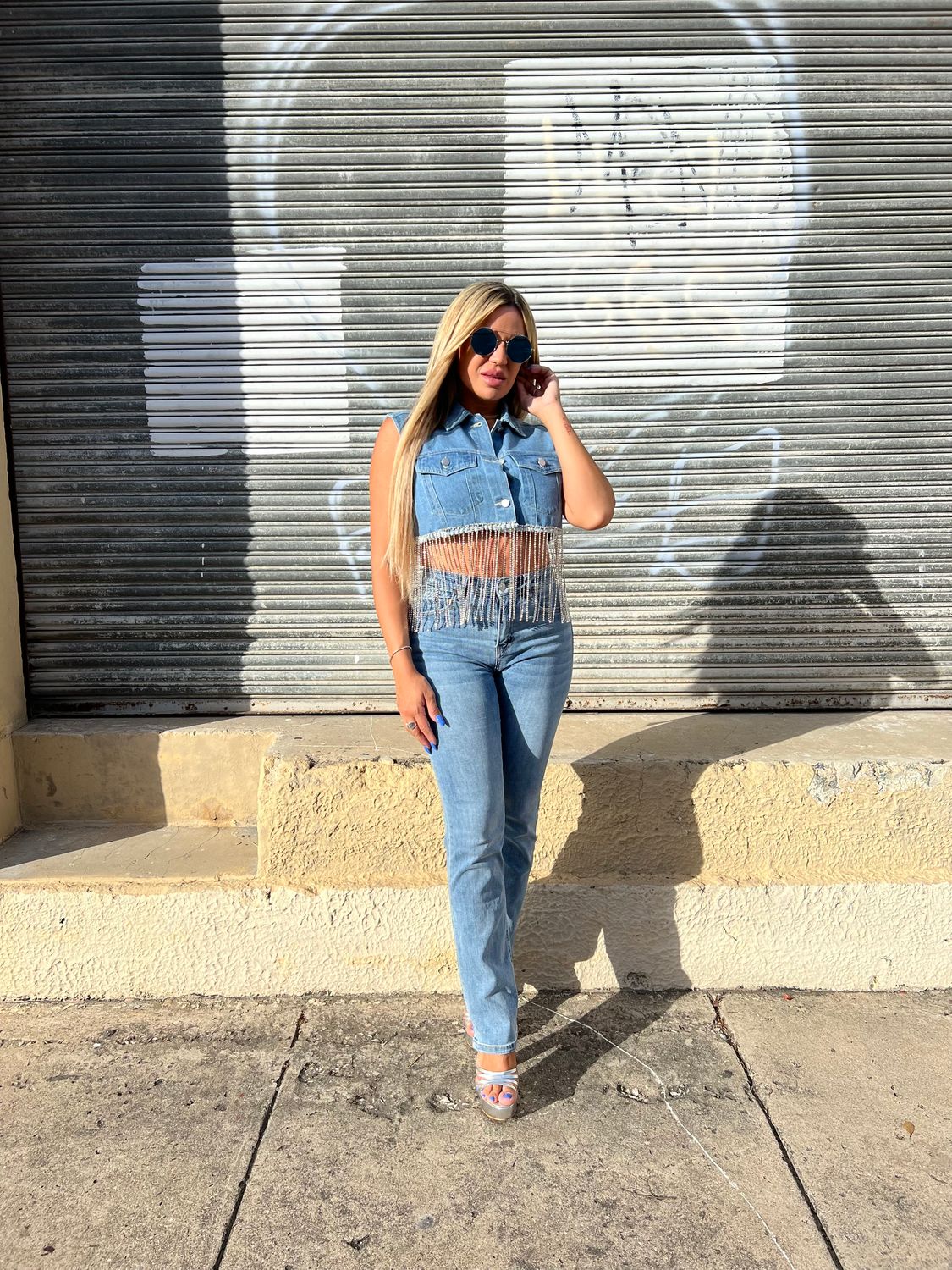 Diamond Fringes Vest