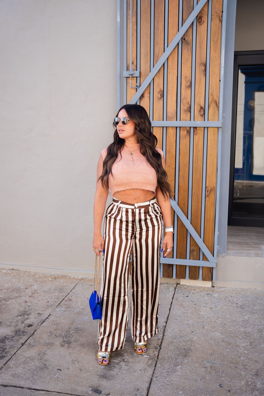 Blush Crop Sweater Top