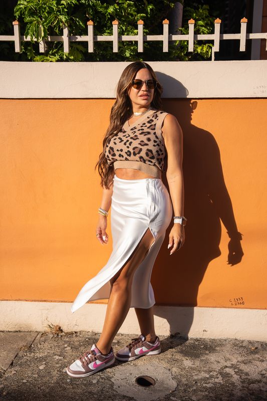 Leopard Sweater Top