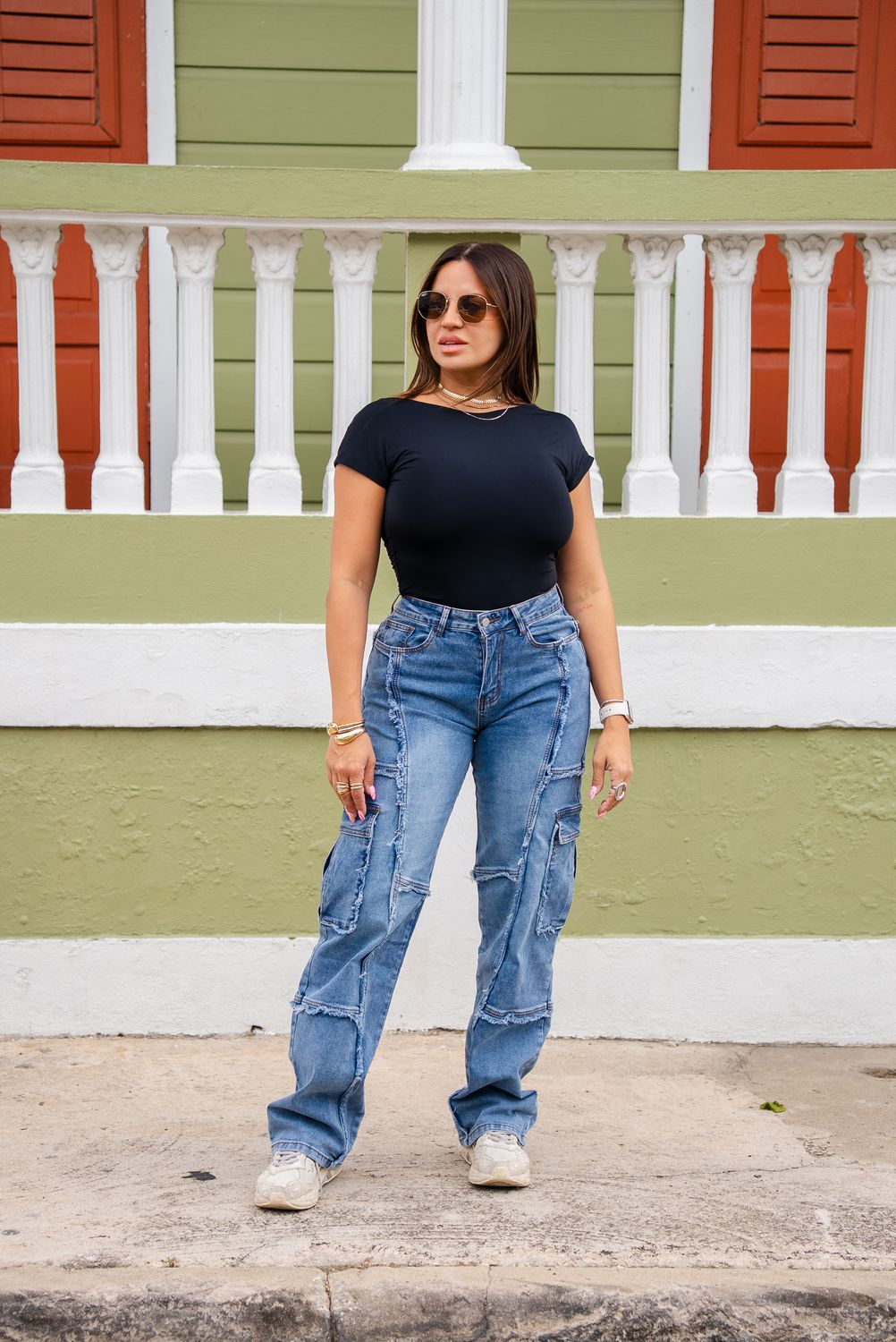 Unfinished Denim Cargo