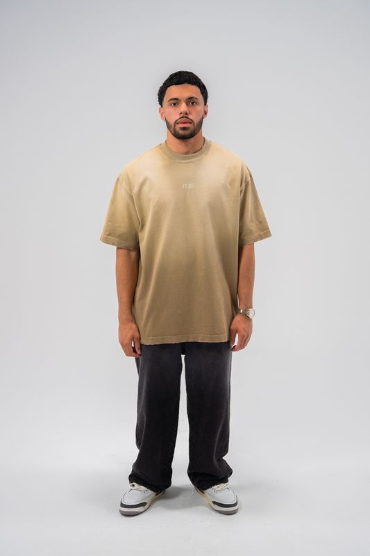 PURE Heraldic OS Beige Shirt