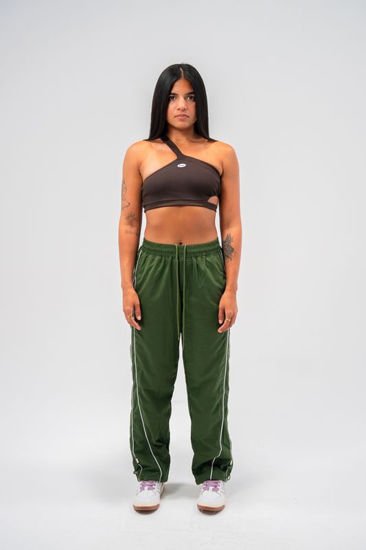 TRUE One Shoulder Mocha Top