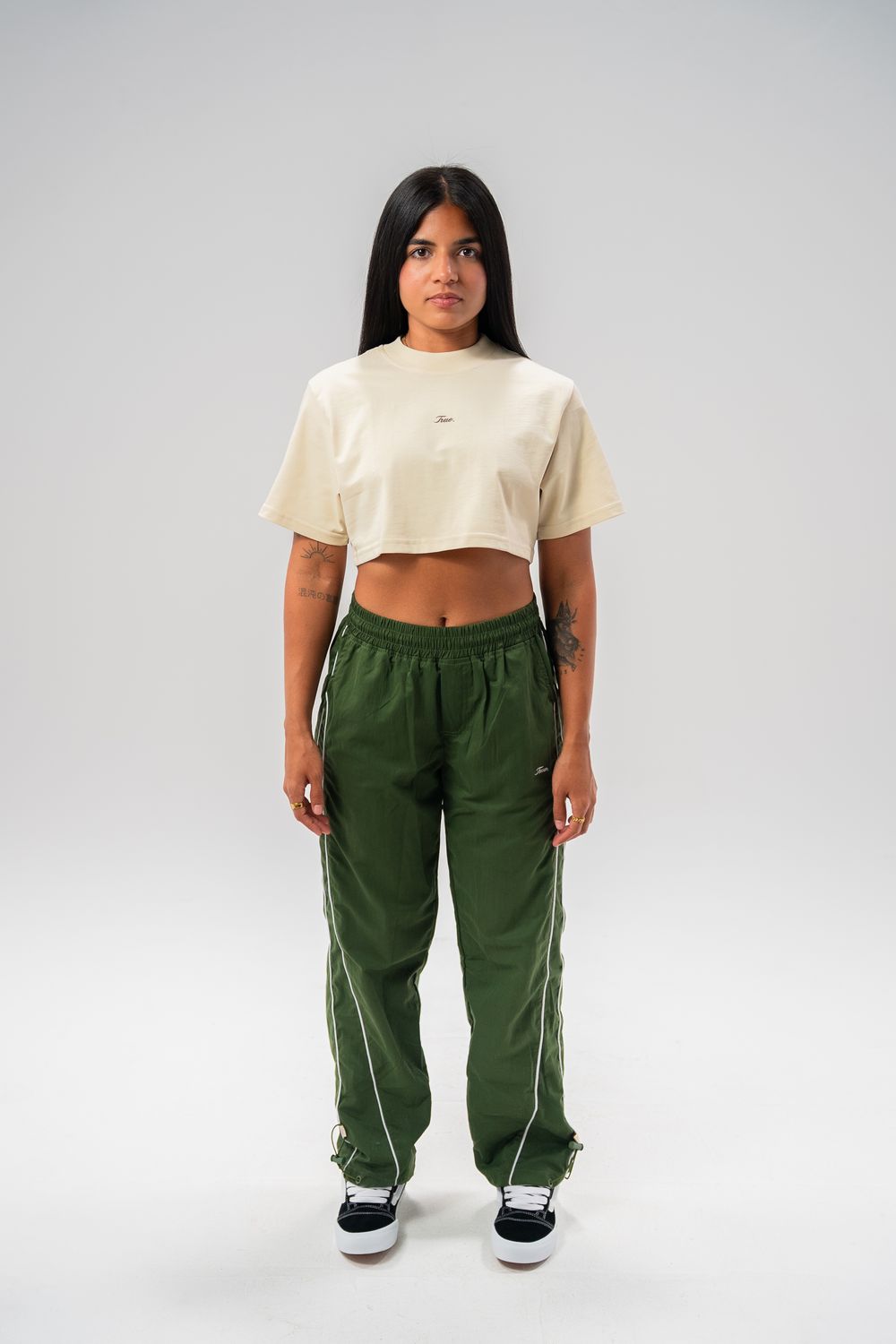 TRUE Light Sand Signature Crop Top