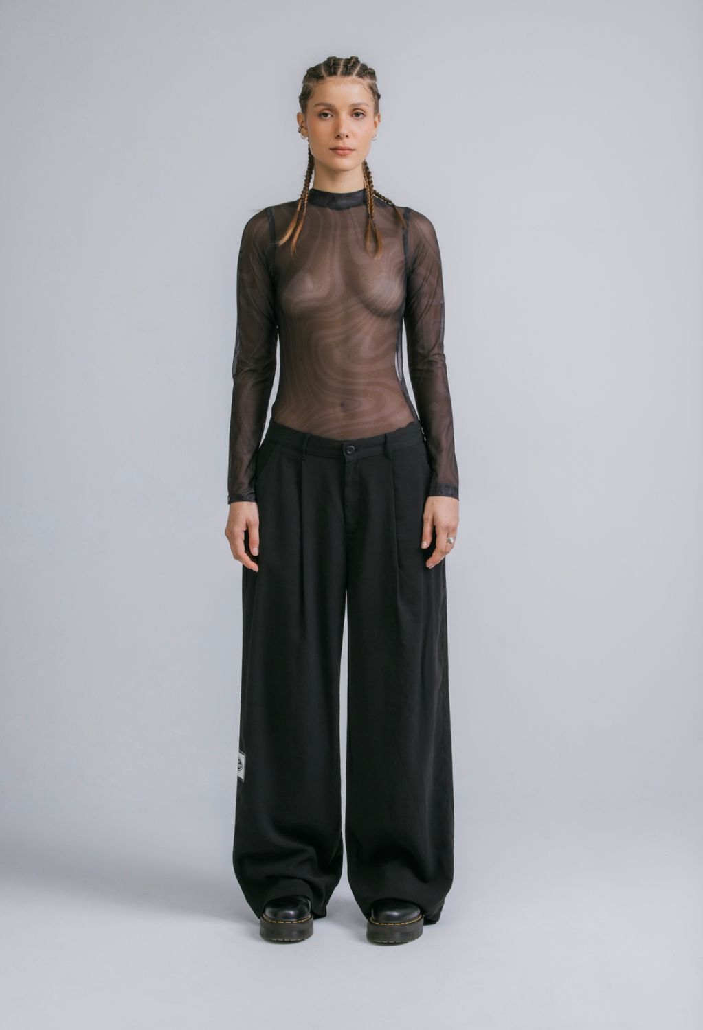 TRUE Mesh Printed Bodysuit 