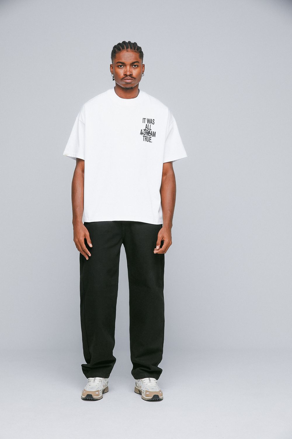 TRUE Dreams Boxy Tee- White