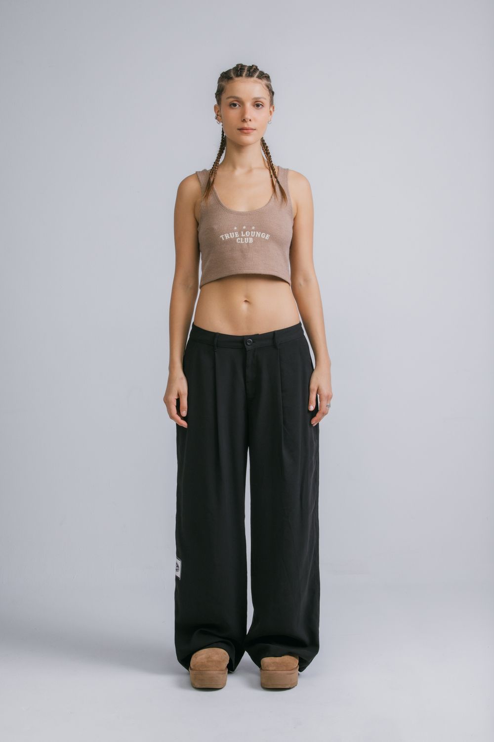 TRUE Knitted Lounge Top - Brown