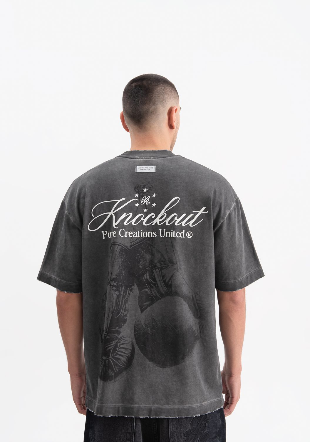 PURE Knockout Boxy Dark Grey Shirt
