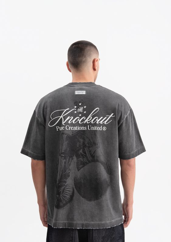 PURE Knockout Boxy Dark Grey Shirt