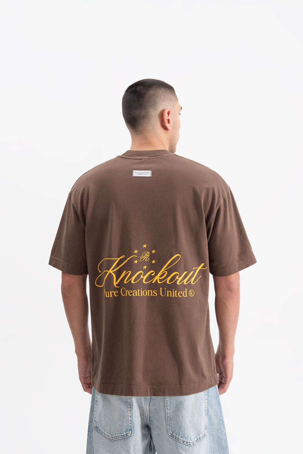 PURE Knockout OS Brown Shirt