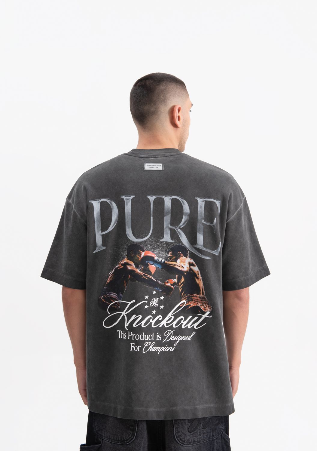 PURE Knockout OS Dark Grey Shirt
