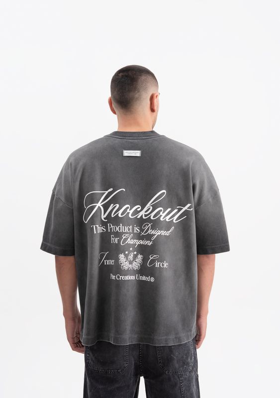 Pure Knockout Dark Grey Boxy Shirt