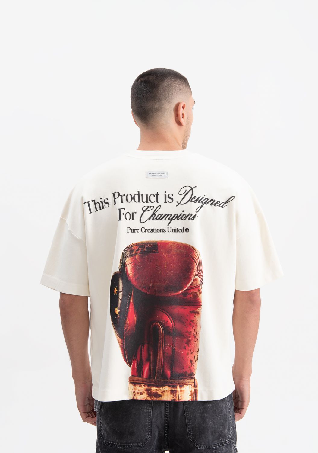 PURE Knockout Boxy Marfil Shirt