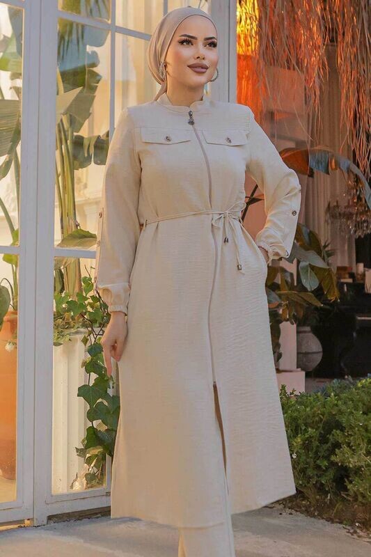 Beige Modest Tunic