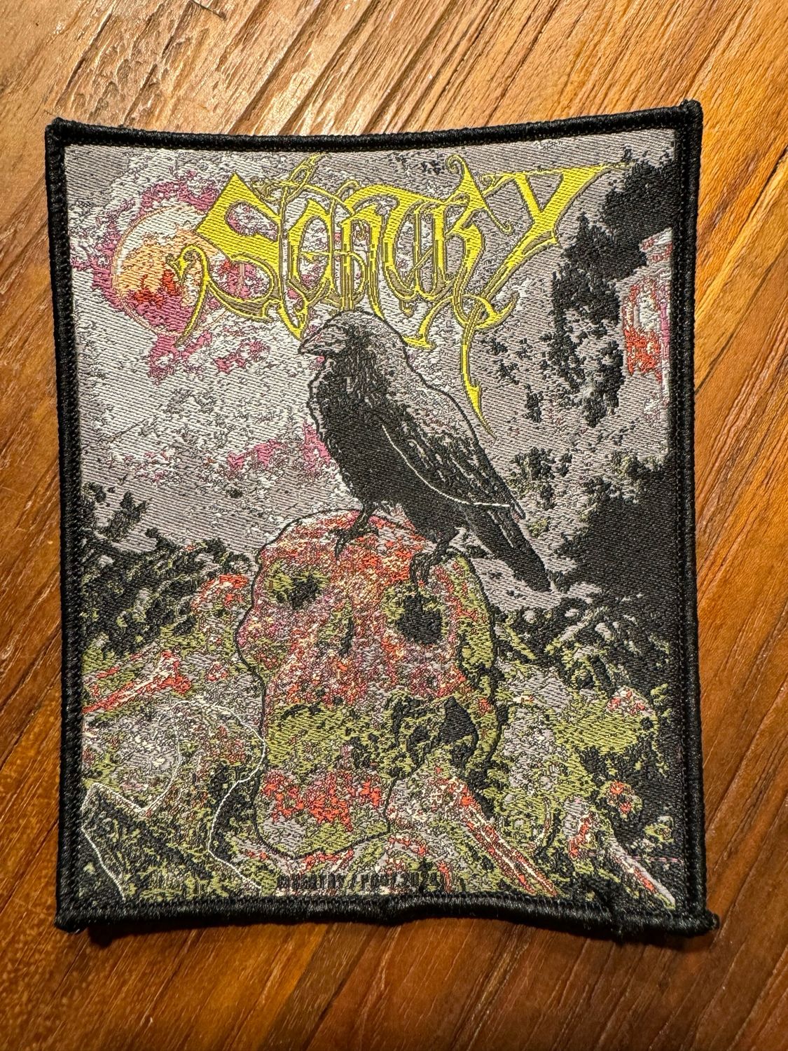 SENTRY Patch „Raven&amp;Skull“ black edge