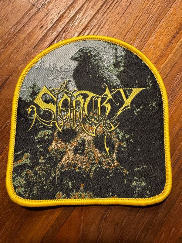 SENTRY Patch „Raven&amp;Skull“ yellow edge