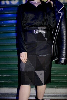 Fifty Shades of Black Pencil Skirt