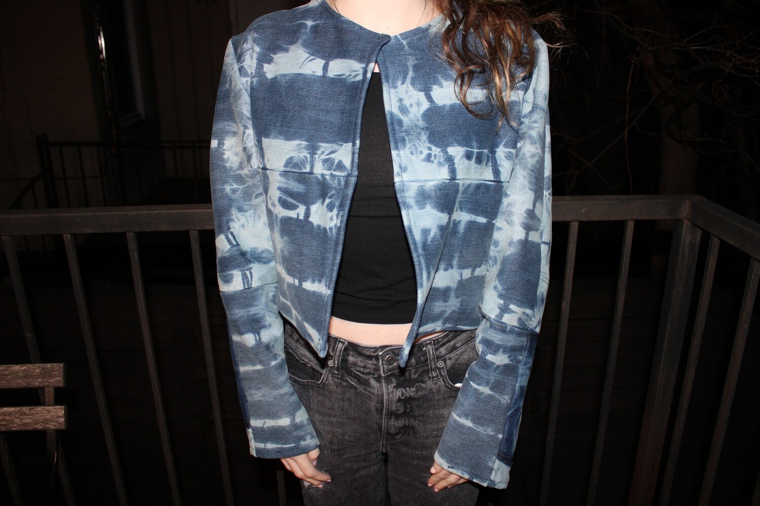 Tie Dye Fleeced Lined Jacket